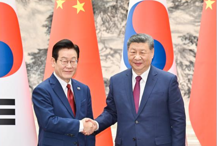 中韩元首时隔两个月实现互访意义深远