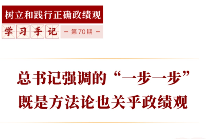 总书记强调的“一步一步”既是方法论也关乎政绩观